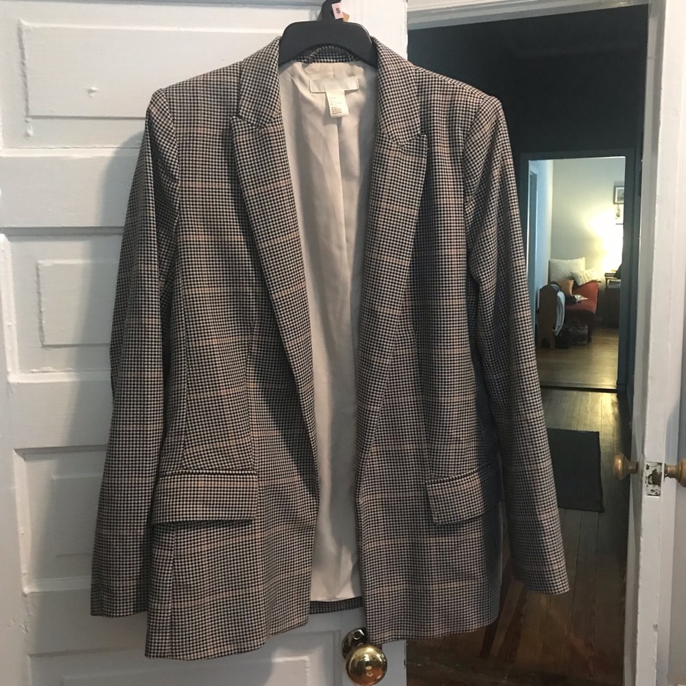 H&M Plaid Blazer